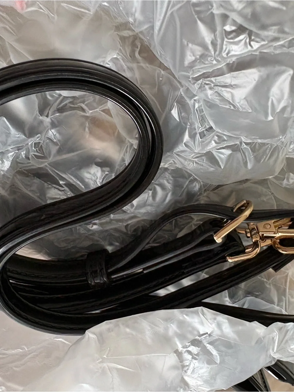 Black Waterproof bamboo handle handbag